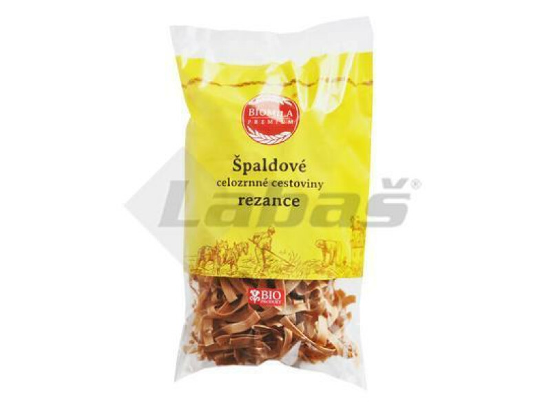 CESTOVINY BIO REZANCE CELOZRNNÉ ŠPALDOVÉ 250g BIOMILA