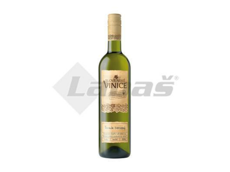 VÍNO TRAMÍN ČERVENÝ 2018 0.75l SLOVENSKÉ VINICE BIELE SUCHÉ