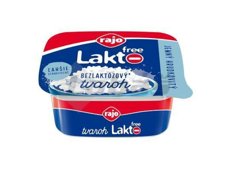 TVAROH JEMNÝ 180g BEZ LAKTÓZY RAJO