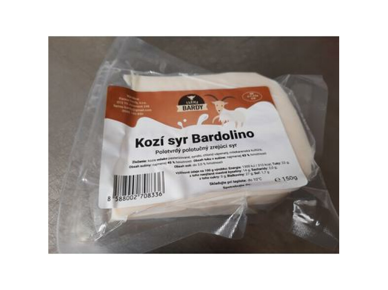 SYR KOZÍ BARDOLINO 150g BARDY