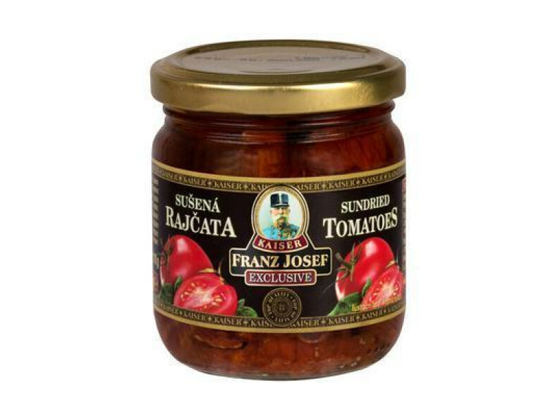 PARADAJKY SUŠENÉ V OLEJI 210ml / PP 110g SKLO FRANZ JOSEF
