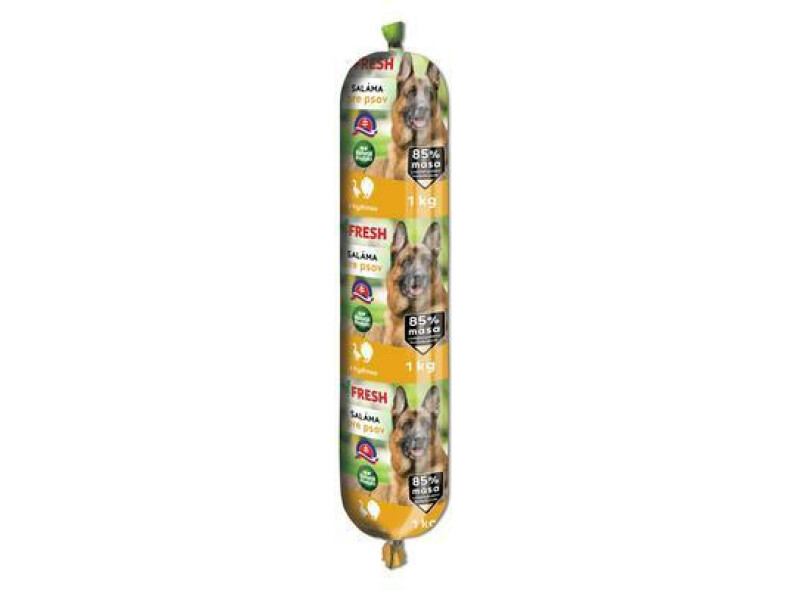 SALÁMA PRE PSOV 1kg HYDINOVÁ FRESH