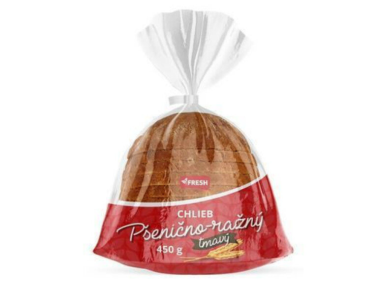 CHLIEB PŠENIČNO-RAŽNÝ TMAVÝ 450g FRESH BK VAMEX