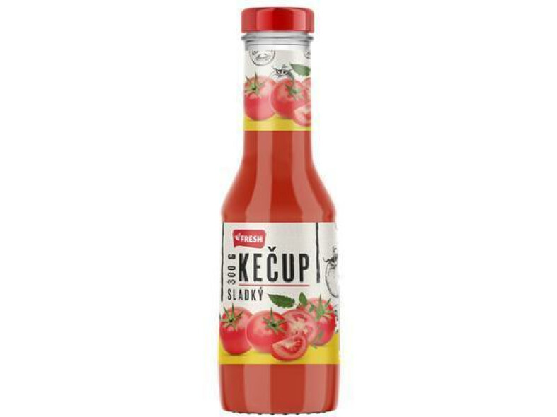 KEČUP SLADKÝ 300g FRESH SKLO