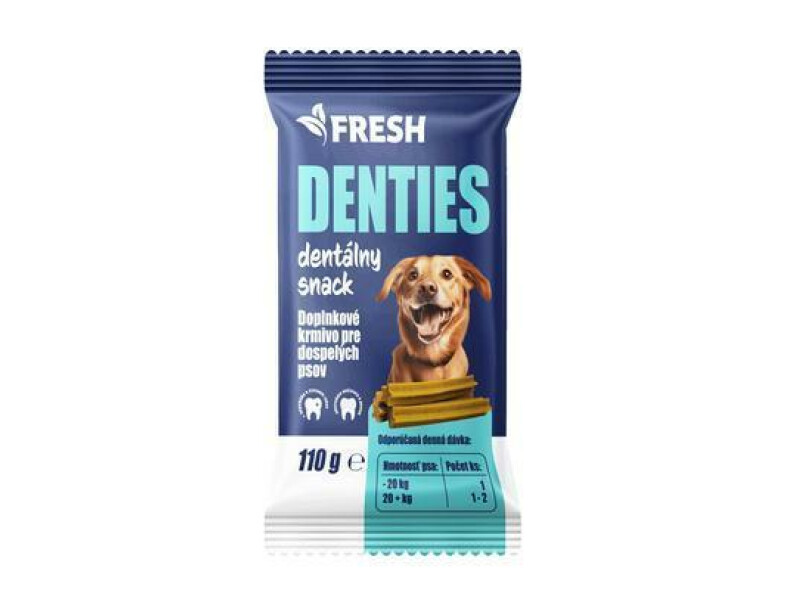 POCHÚŤKA PES DENTIES 110g FRESH