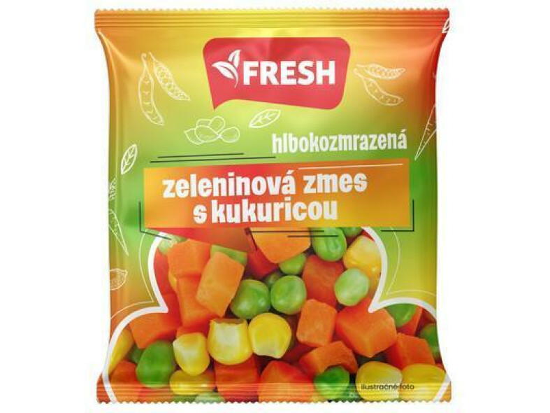 MRAZENÁ ZMES ZELENINOVÁ S KUKURICOU 300g FRESH