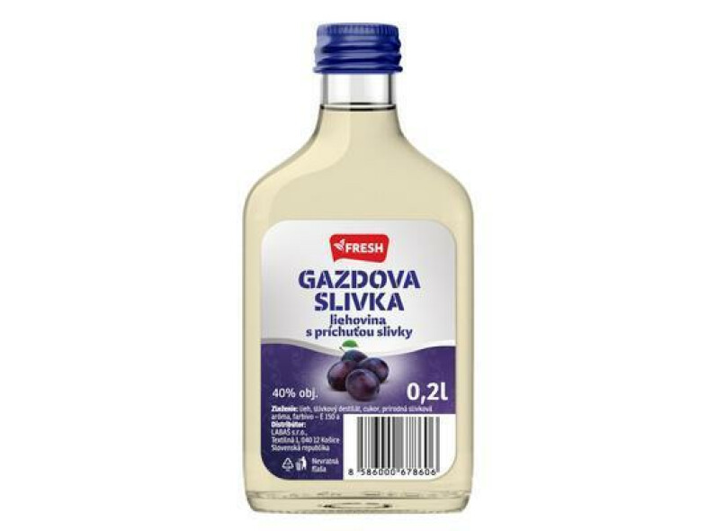 SLIVKA GAZDOVA 40% 0.2l FRESH