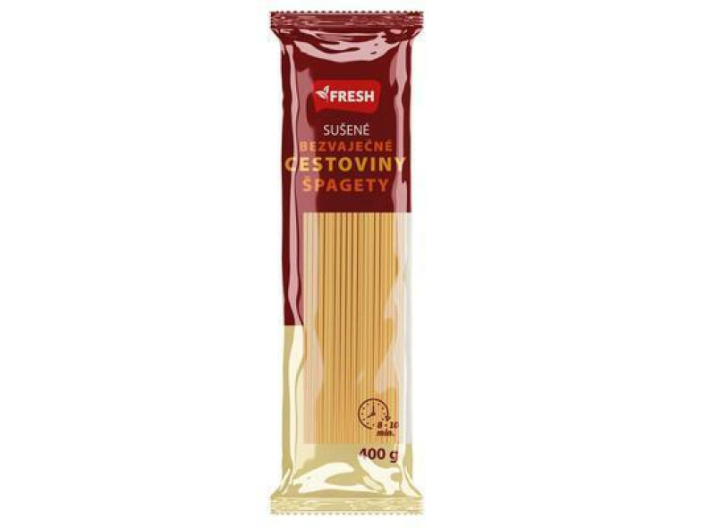 CESTOVINY ŠPAGETY BEZVAJEČNÉ 400g FRESH