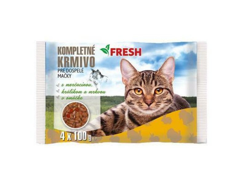 KAPSIČKA MAČKA MORKA-KRÁLIK-MRKVA 4x100g FRESH