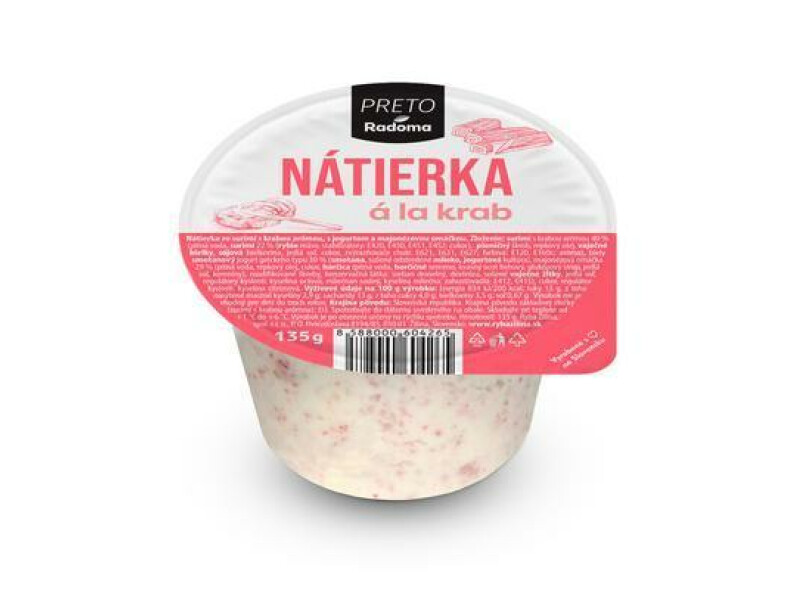 NÁTIERKA Á LA KRAB 135g PRETO