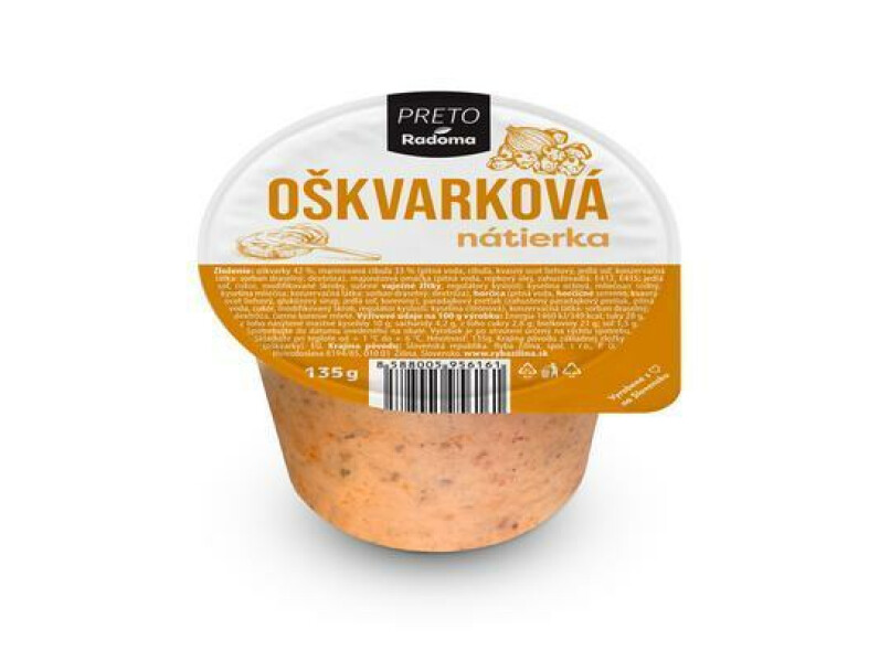 NÁTIERKA OŠKVARKOVÁ 135g PRETO