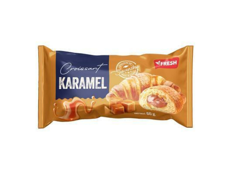 CROISSANT S KARAMELOVOU NÁPLŇOU 60g FRESH