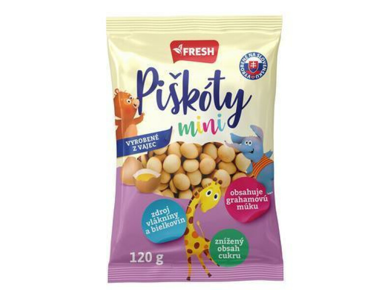 PIŠKÓTY MINI 120g FRESH