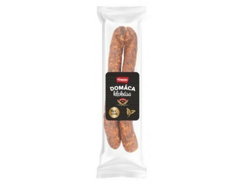 KLOBÁSA DOMÁCA BEZ ÉČOK OA cca 400g /VÁHA/ FRESH