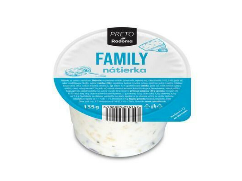 NÁTIERKA FAMILY 135g PRETO