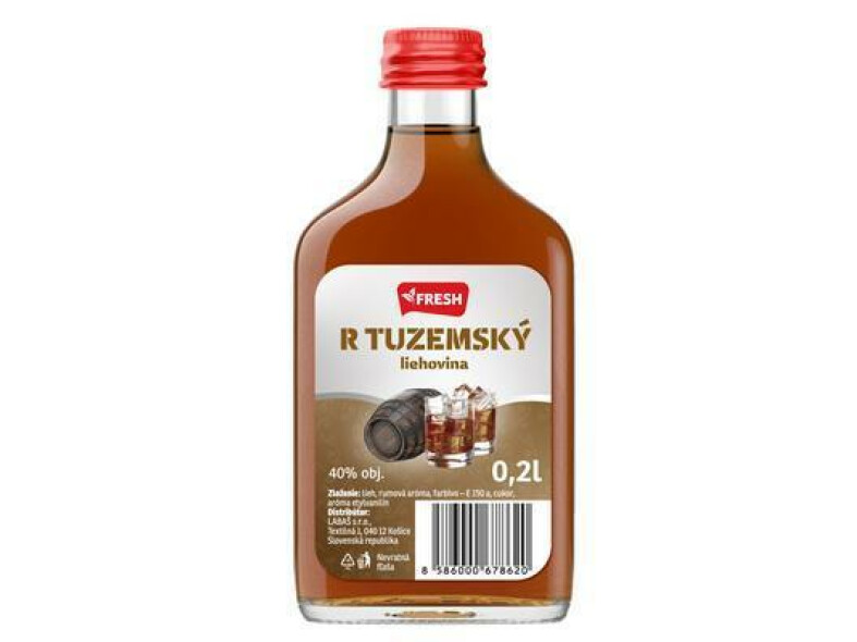 R TUZEMSKÝ 40% 0.2l FRESH