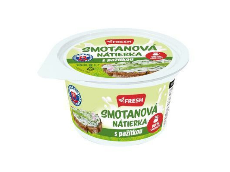 NÁTIERKA SMOTANOVÁ S PAŽÍTKOU 150g FRESH 