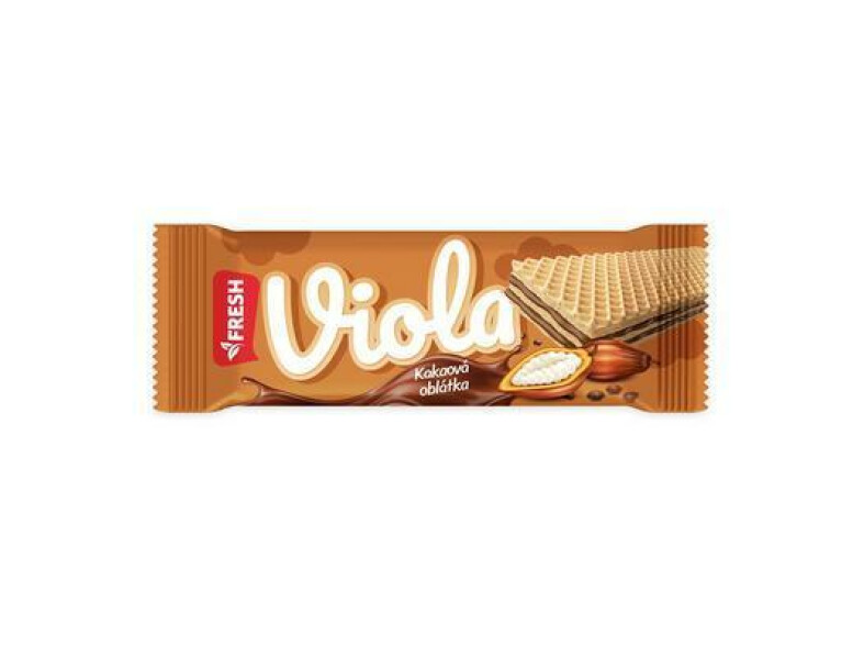 OBLÁTKY VIOLA KAKAOVÁ NÁPLŇ 25g FRESH
