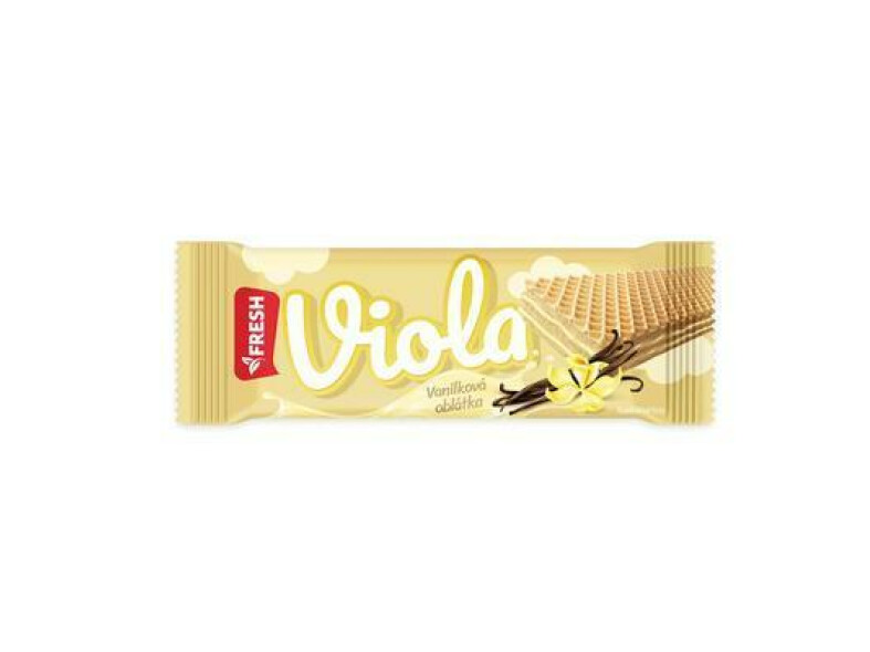 OBLÁTKY VIOLA VANILKOVÁ NÁPLŇ 25g FRESH