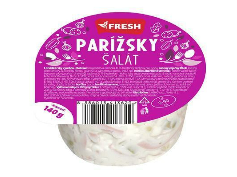 ŠALÁT PARÍŽSKY 140g FRESH