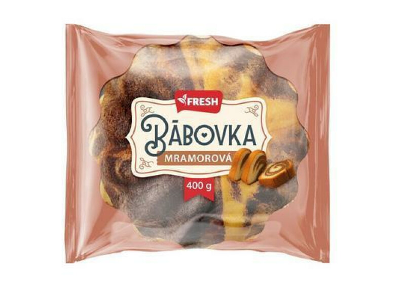 +++ BÁBOVKA MRAMOROVÁ 400g FRESH