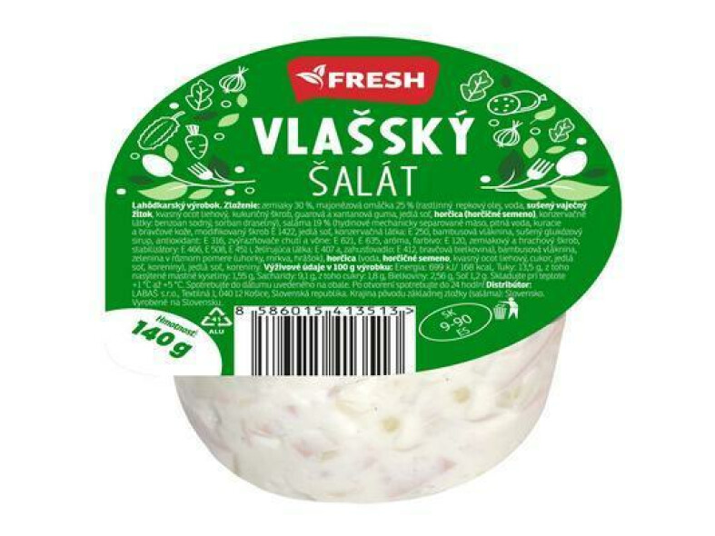 ŠALÁT VLAŠSKÝ 140g FRESH
