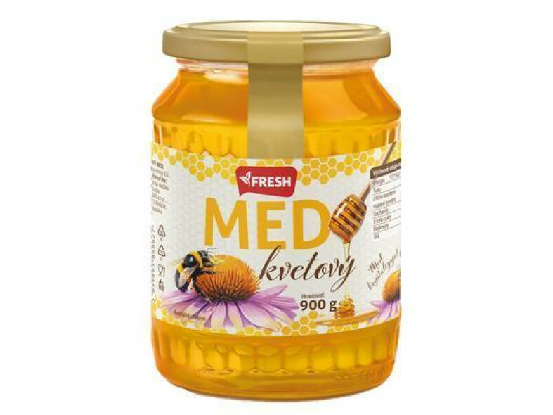 MED VČELÍ KVETOVÝ 900g FRESH