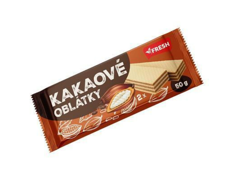 OBLÁTKY KAKAOVÉ 50g FRESH