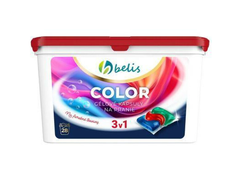KAPSULY GÉLOVÉ BELIS COLOR 3v1 28PD FRESH