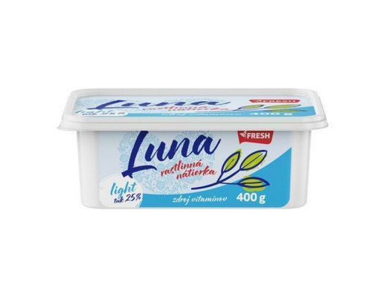 NÁTIERKA RASTLINNÁ LUNA LIGHT 400g FRESH