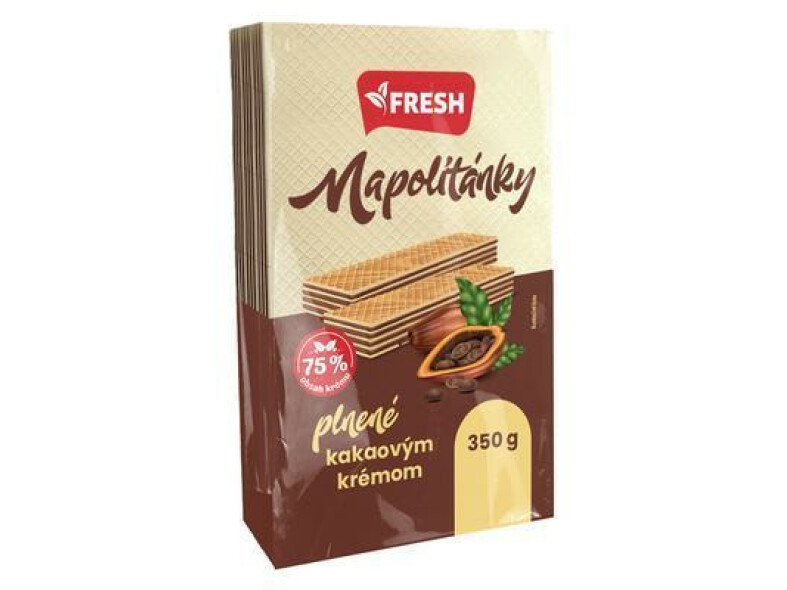 OBLÁTKY NAPOLITÁNKY S KAKAOVÝM KRÉMOM 350g FRESH