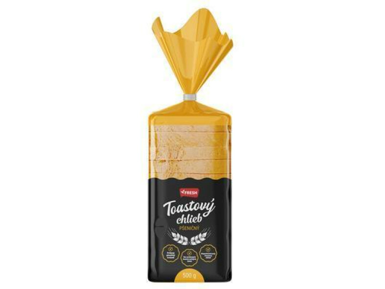 CHLIEB TOASTOVÝ PŠENIČNÝ 500g BK FRESH