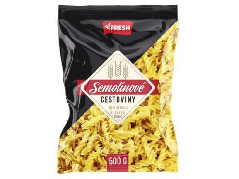 CESTOVINY VRETENÁ 500g SEMOLINOVÉ FRESH