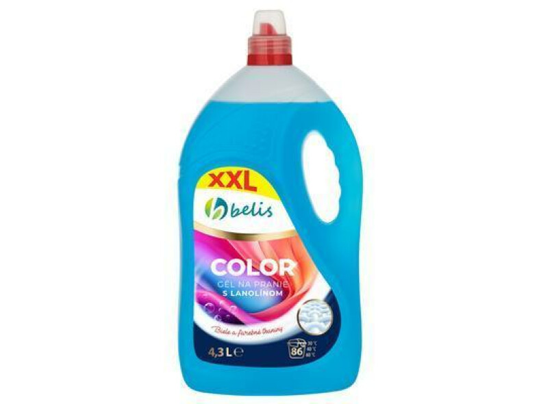 GÉL PRACÍ BELIS NA BIELE A FAREBNÉ TKANINY 4,3l 86PD FRESH
