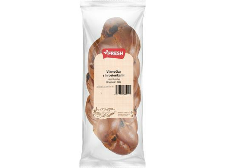 VIANOČKA S HROZIENKAMI 300g FRESH