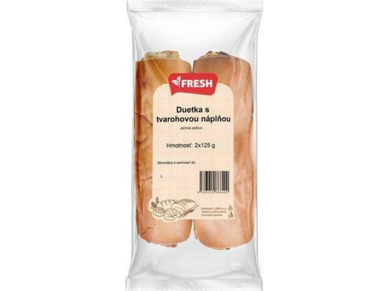DUETKA TVAROHOVÁ 2x125g FRESH