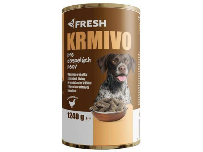 KONZERVA PES KURACIA 1240g FRESH