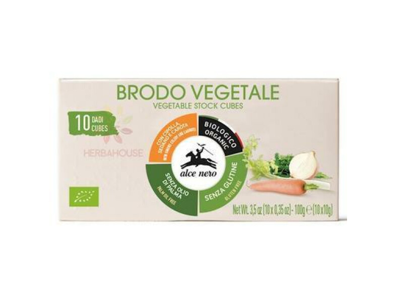 BUJÓN BIO ZELENINOVÝ-RASTLINNÝ V KOCKE 10ks 100g ALCE NERO