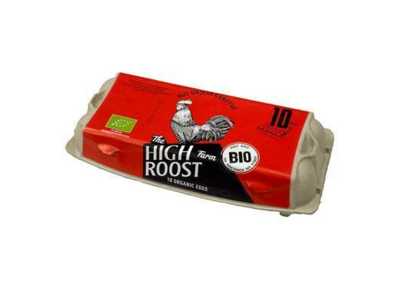 VAJCIA BIO SLEPAČIE 10ks HIGH ROOST