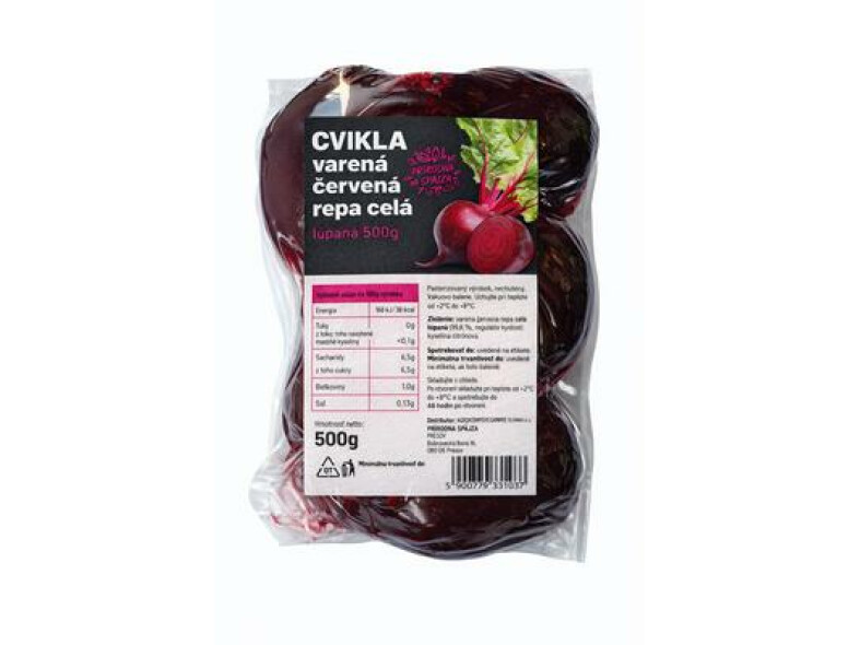 CVIKLA ČERVENÁ REPA CELÁ LÚPANÁ 500g