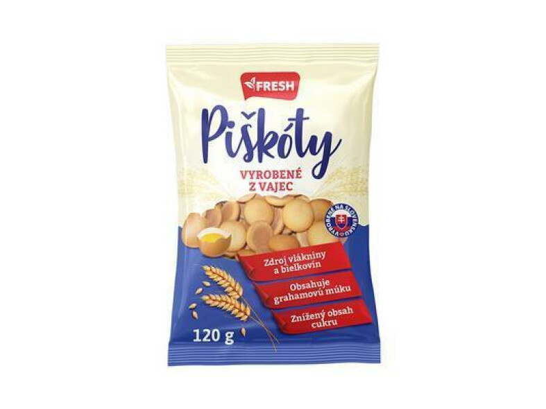 PIŠKÓTY 120g FRESH