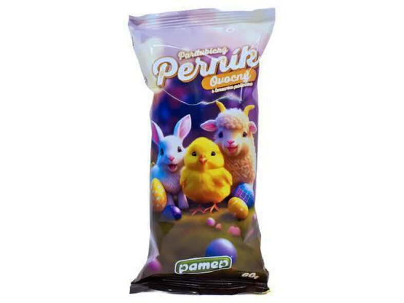 PERNÍK OVOCNÝ VEĽKONOČNÝ ZVIERATKÁ 60g