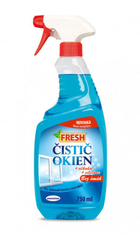 ČISTIČ SKLA NA OKNÁ 750ml FRESH