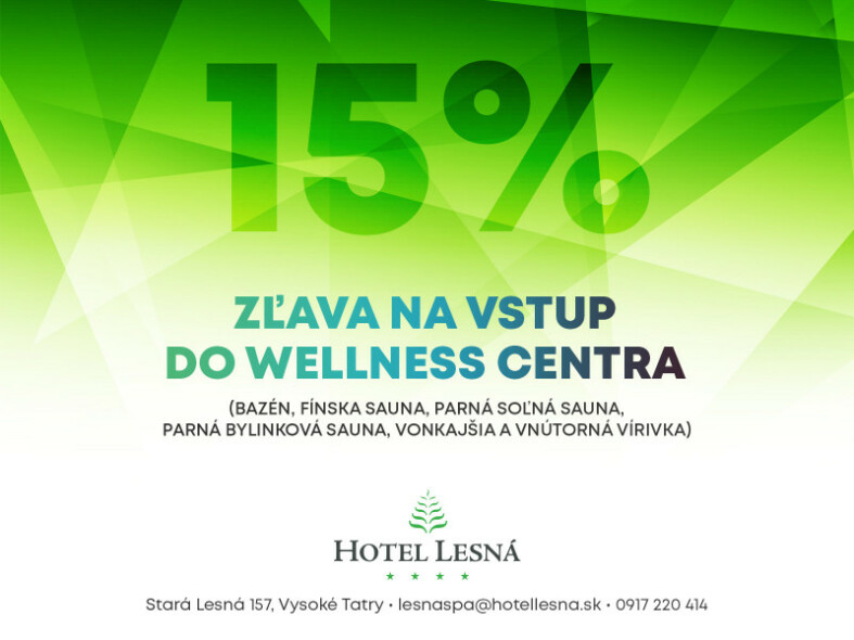 Hotel Lesná - wellness center