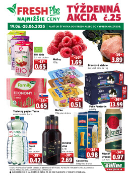 Týždenná akcia FRESH Plus